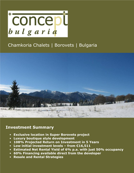 Bulgaria Property Investment