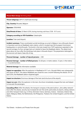 Fact Sheets - Incidents Und Threats from the Past Page 2 of 25
