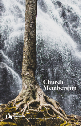 Church Membership Booklet