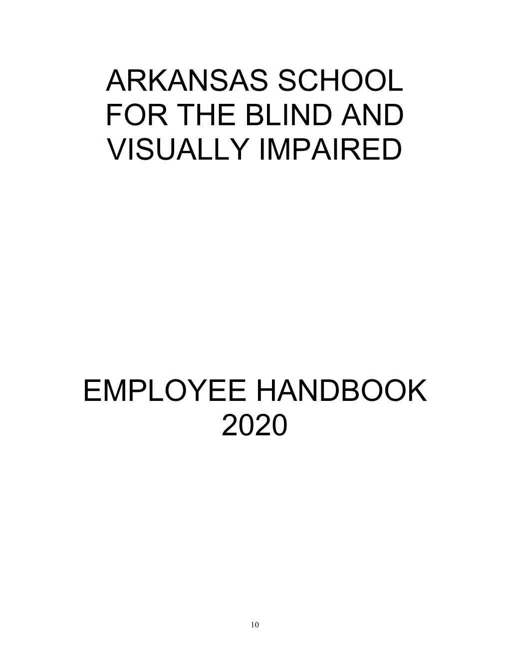 Final ASB Employee Handbook 2020