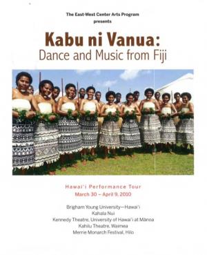 Kabu Ni Vanua: Dance and Music from Fiji