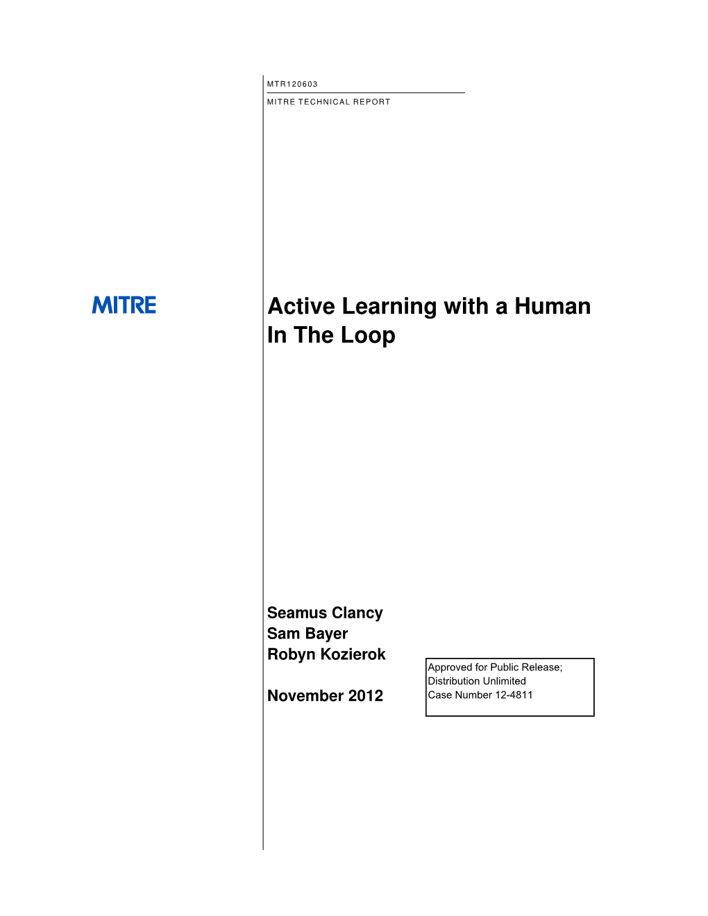 Active Learning with a Human in the Loop