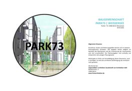 BAUGEMEINSCHAFT PARK73 | WEISSENSEE Parkstr