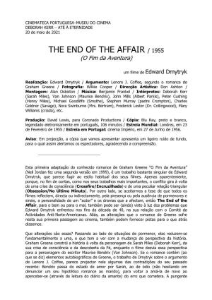 THE END of the AFFAIR / 1955 (O Fim Da Aventura)