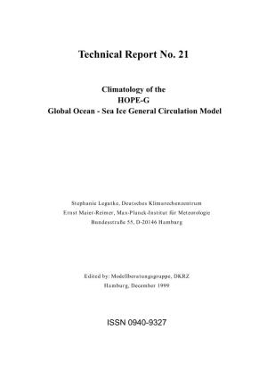 Technical Report No. 21