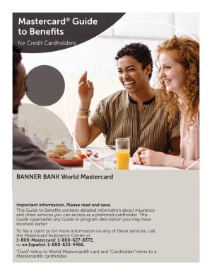 BANNER BANK World Mastercard