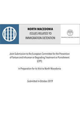 North Macedonia Issues Related to Immigration Detention