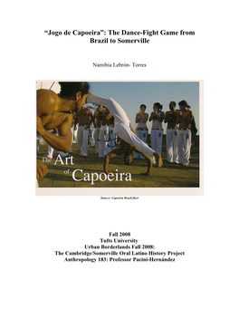 “Jogo De Capoeira”: the Dance-Fight Game from Brazil to Somerville