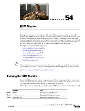 ROM Monitor Commands, Page 54-2