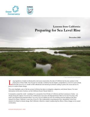 Preparing for Sea Level Rise