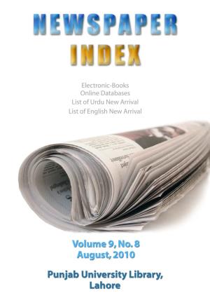 Newspaper Index