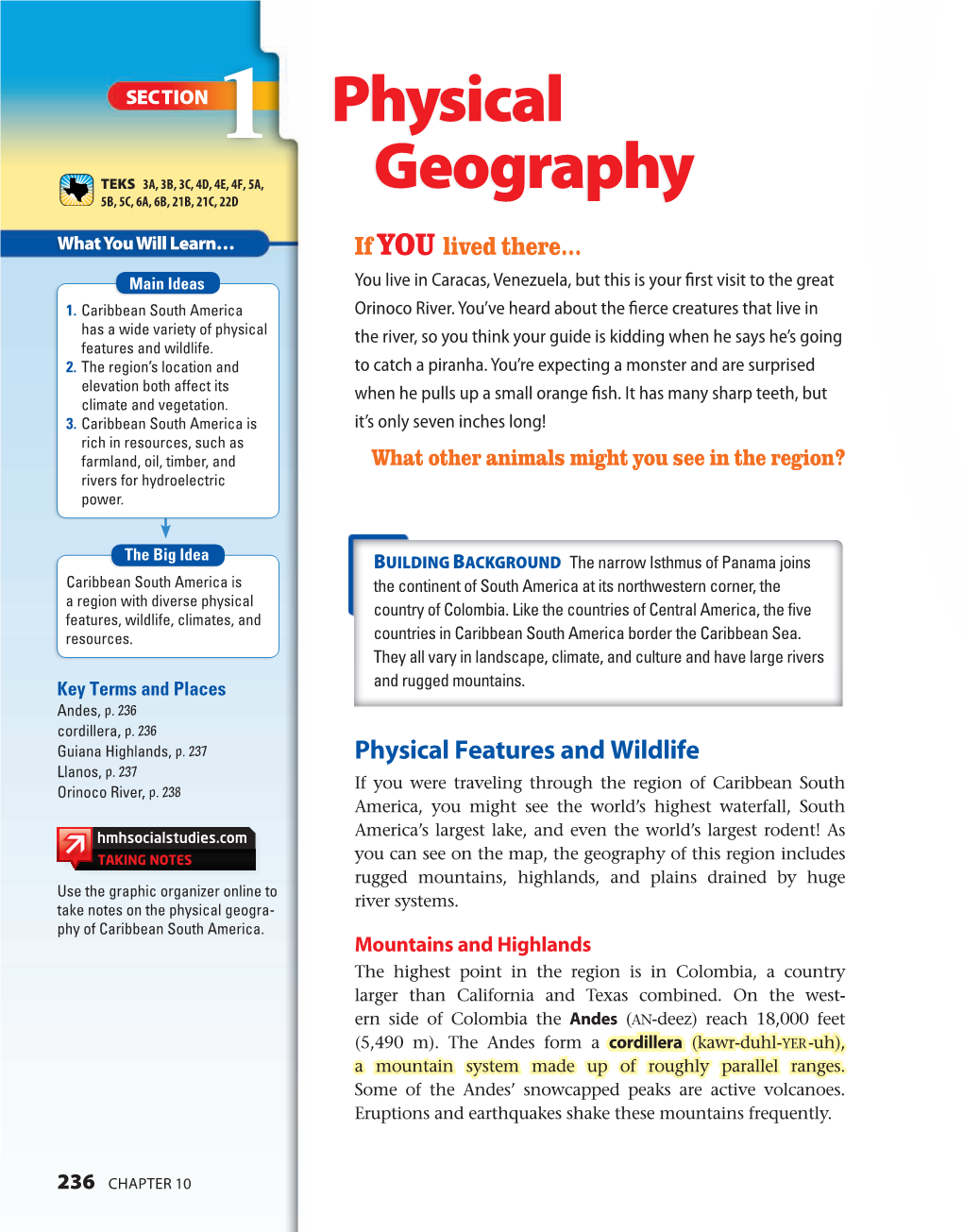 Physical Geography the Equator Means That Most of the Region of Caribbean South America Includes Has Warm Temperatures Year-Round