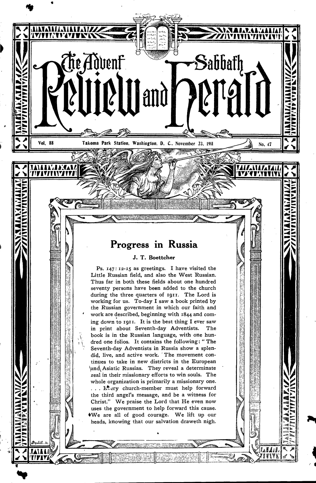 Review and Herald for 1911