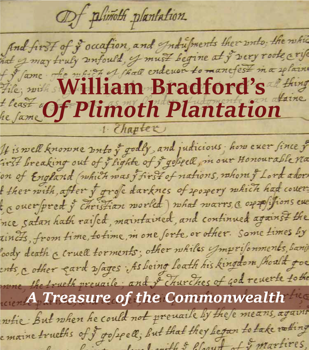 William Bradford's of Plimoth Plantation