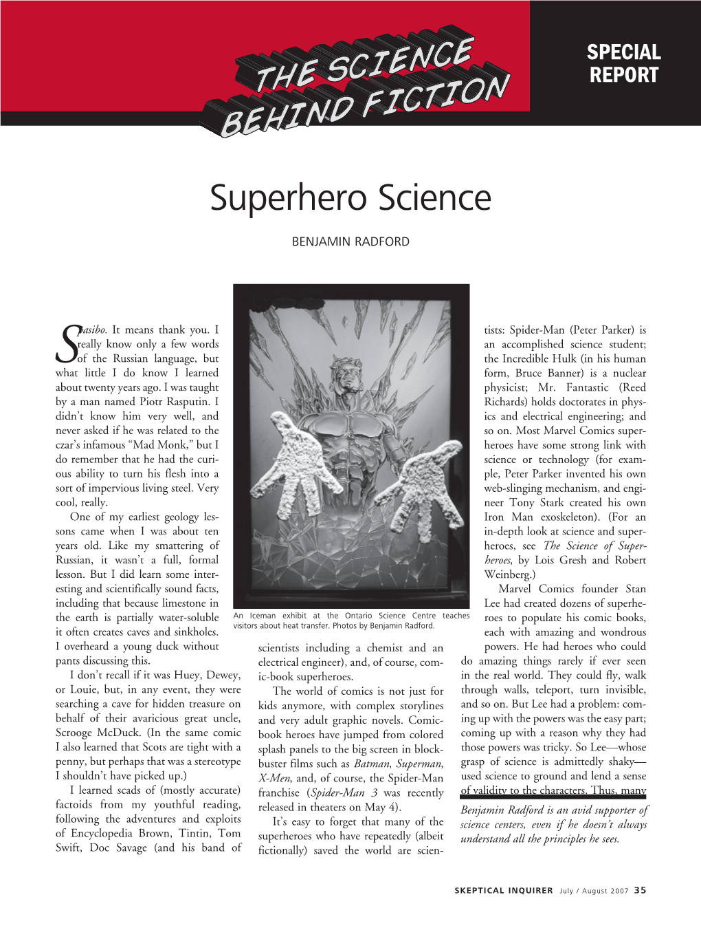 Superhero Science