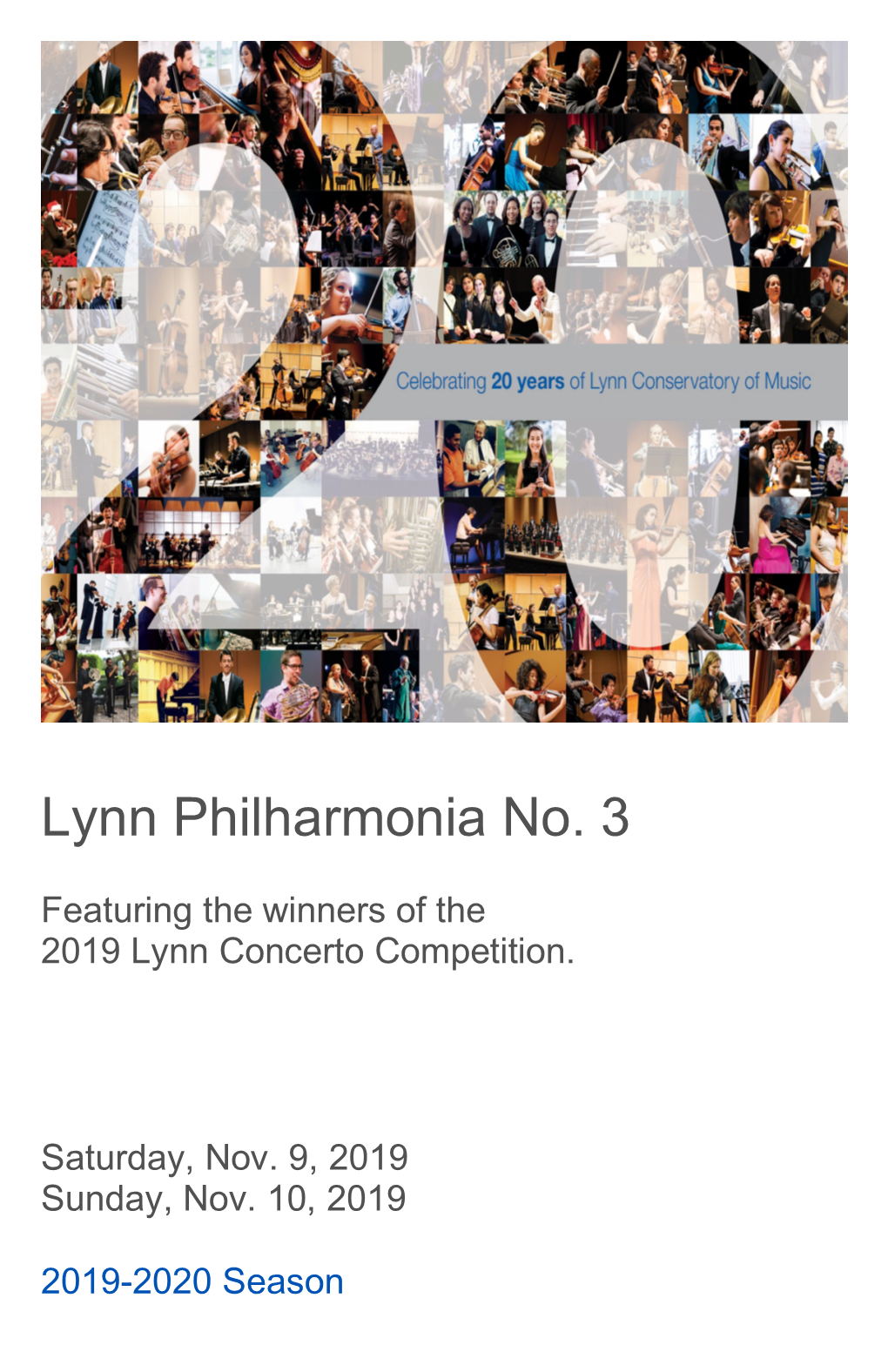 2019-2020 Philharmonia No. 3