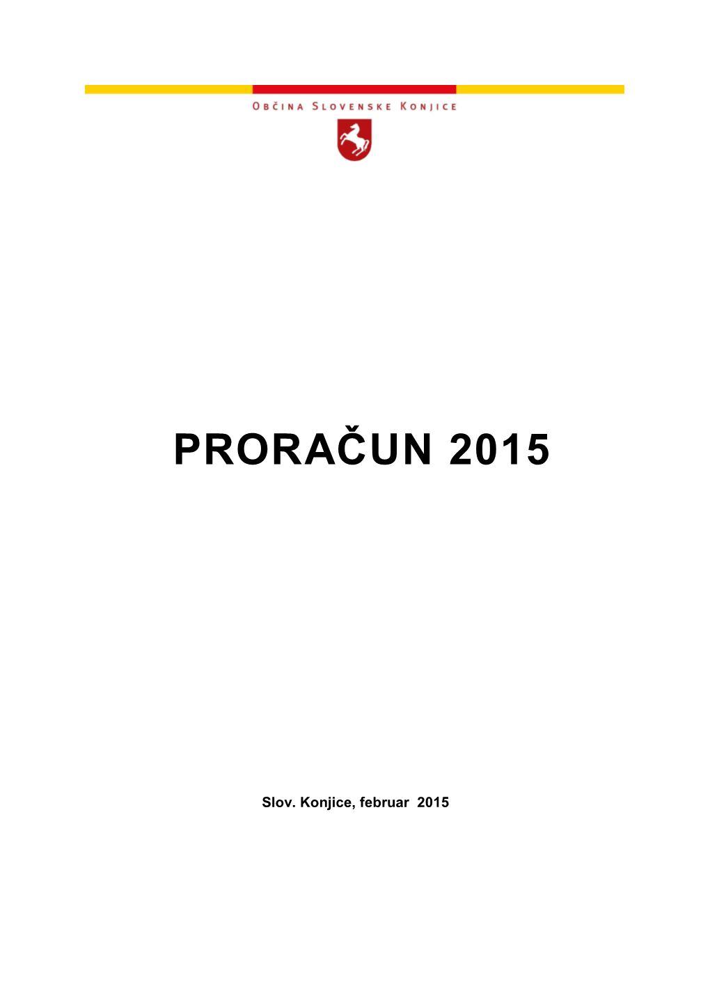 Proračun 2015