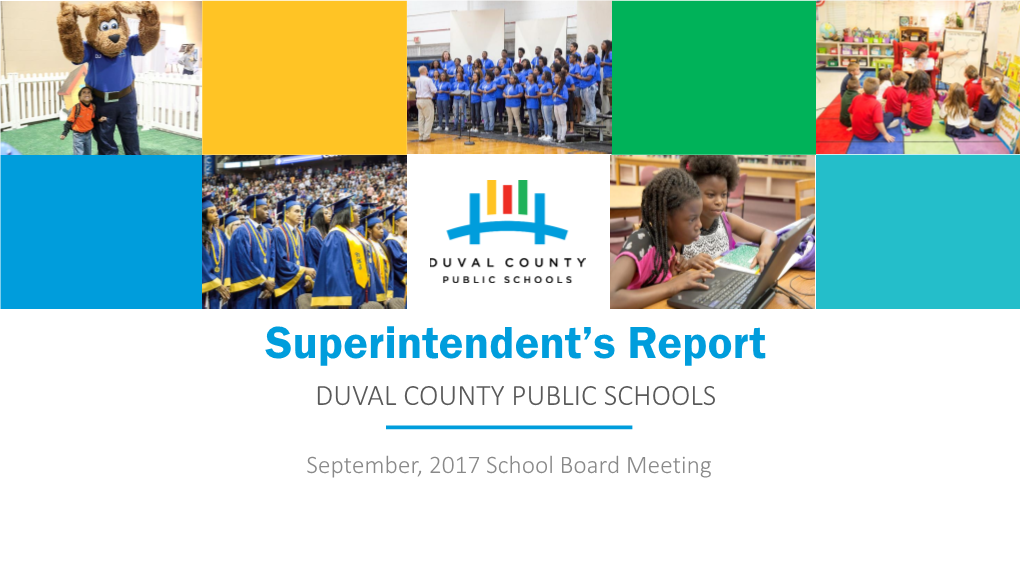 Superintendent's Report