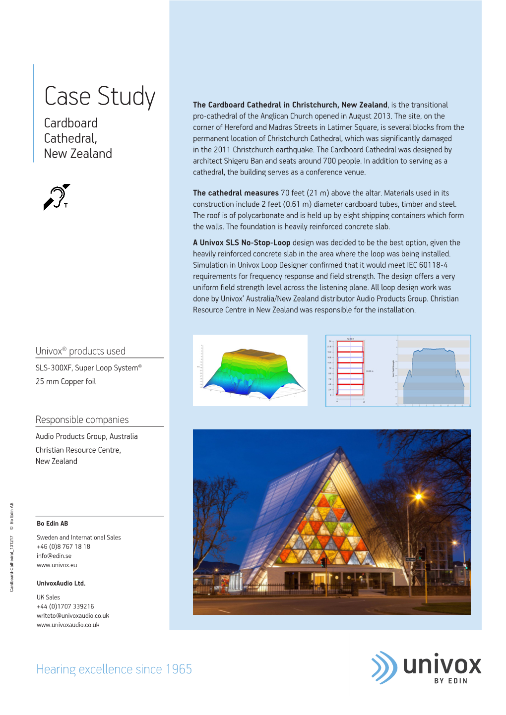 Case Study the Cardboard Cathedral in Christchurch, New Zealand, Is the Transitional Pro‑Cathedral of the Anglican Church Opened in August 2013