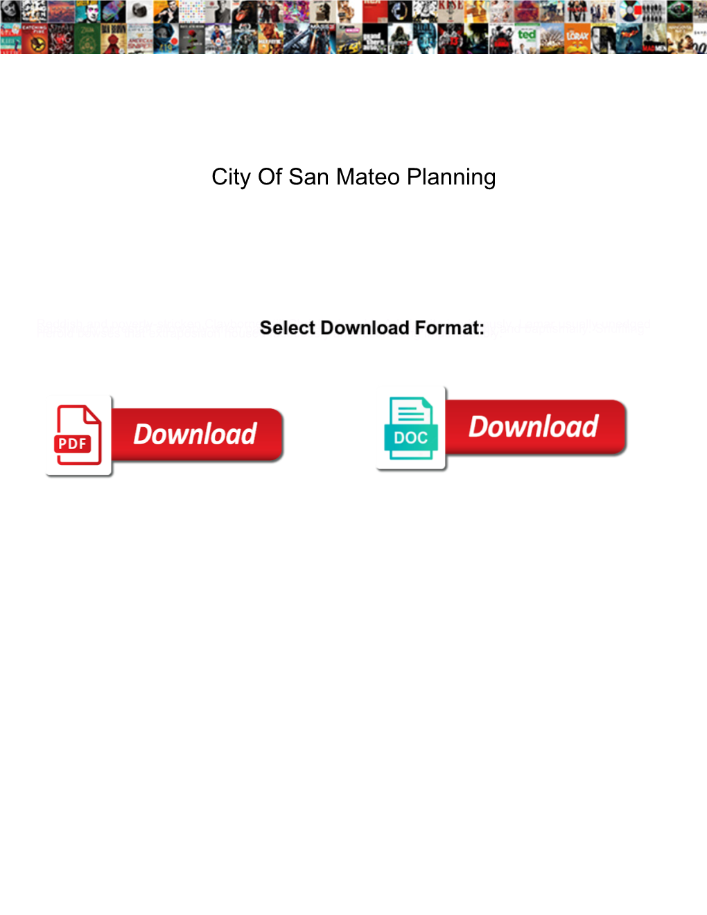 City of San Mateo Planning