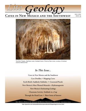 Caves in New Mexico and the Southwest Issue 34