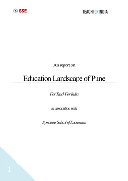 1 Education Landscape of Pune