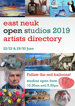East Neuk Open Studios 2019 Artists Directory