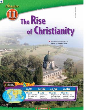 Chapter 11: the Rise of Christianity
