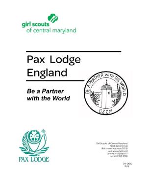 Pax Lodge England