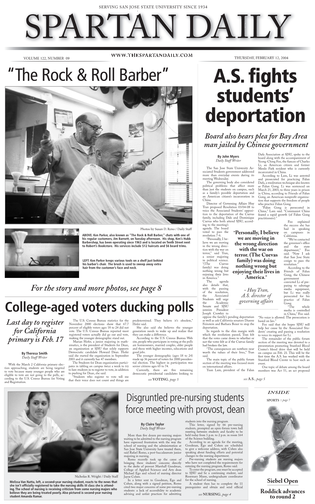 A.S. Fights Students' Deportation