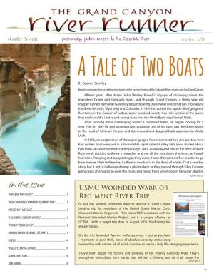 In This Issue USMC Wounded Warrior “A TALE of TWO BOATS”