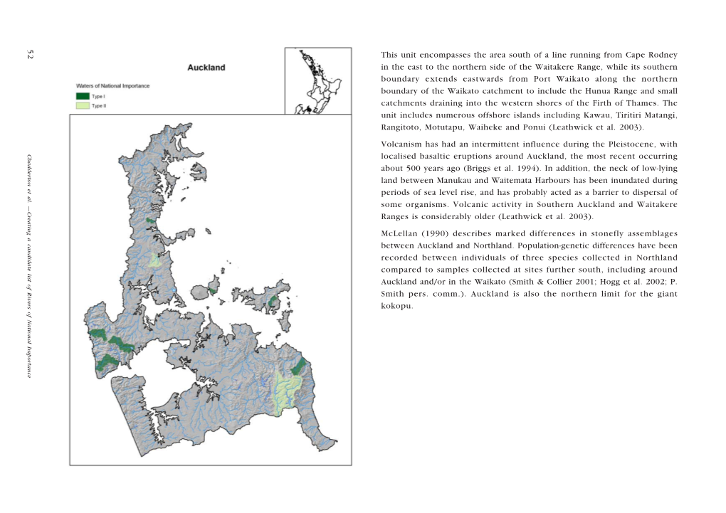 Identifying Freshwater Ecosystems of National Importance for Biodiversity