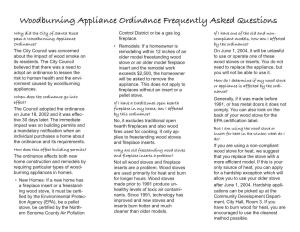 Woodburning Appliances Instructional Brochure (PDF)