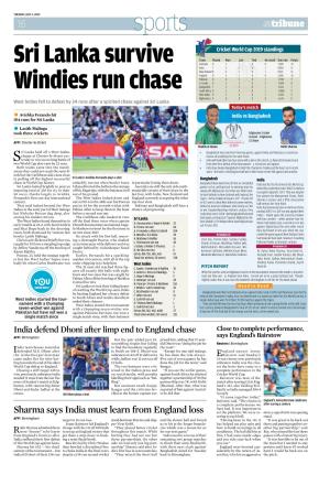 Sharma Says India Must Learn from England Loss Set the Platform