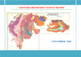 Chittorgarh District Survey Report