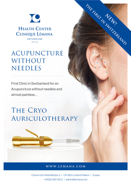 The Cryo Auriculotherapy