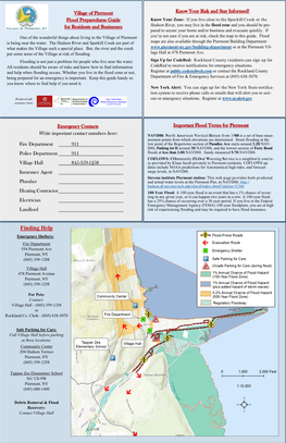 Village of Piermont Flood Guide