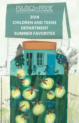 2014 Children and Teens Department Summer Favorites