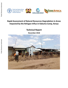 Rapid Assessment of Natural Resources Degradation in Areas Impacted by the Refugee Influx in Kakuma Camp, Kenya