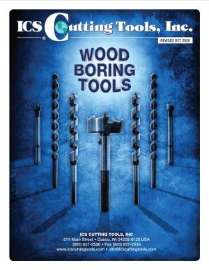ICS Wood Boring Tools Catalog