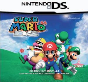 SUPER MARIO 64 DS NINTENDO Icon to Load the Game