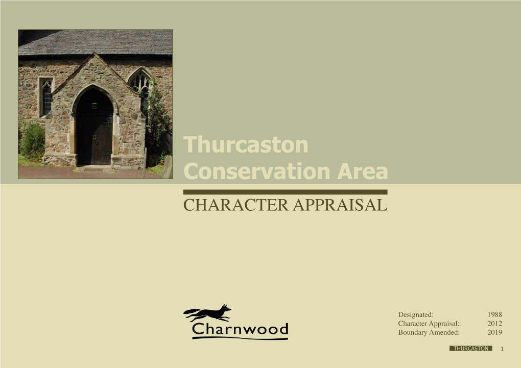 Thurcaston Conservation Area Character Appraisal