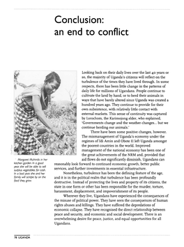 Conclusion: an End to Conflict