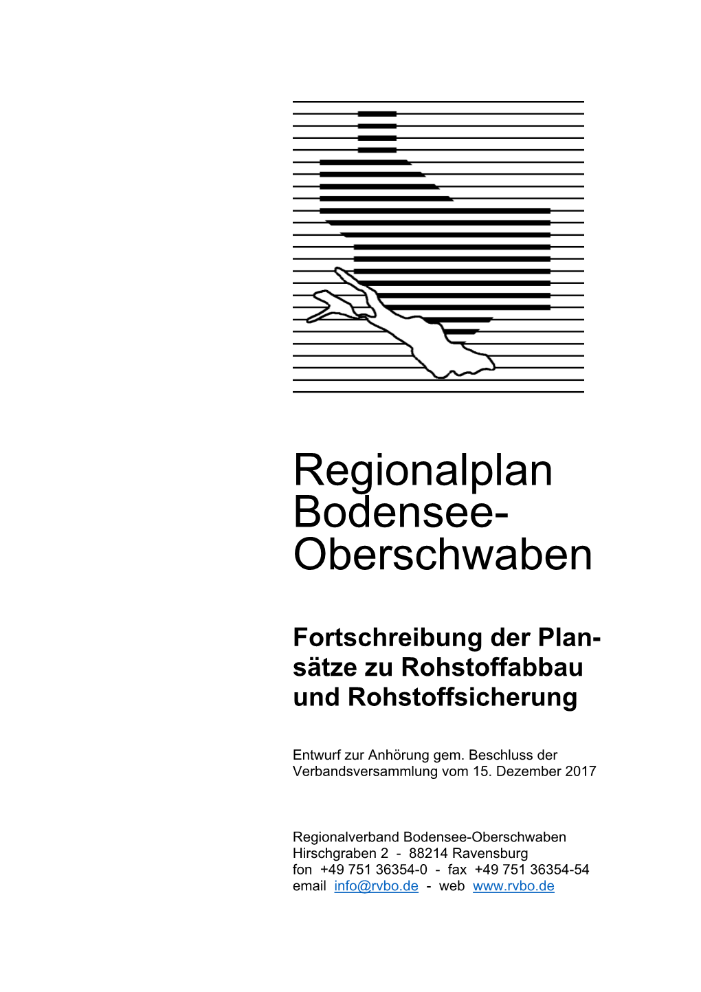 Regionalplan Bodensee- Oberschwaben