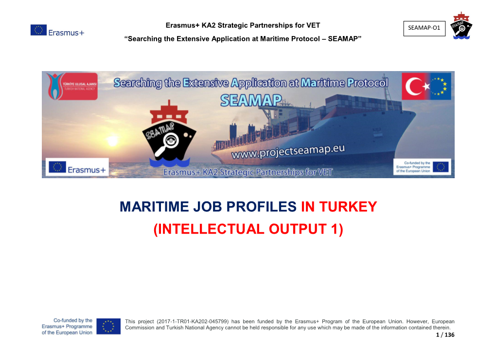 Maritime Job Profiles in Turkey (Intellectual Output 1)