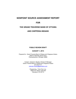 GTB 319 NPS Assessment Report 080113