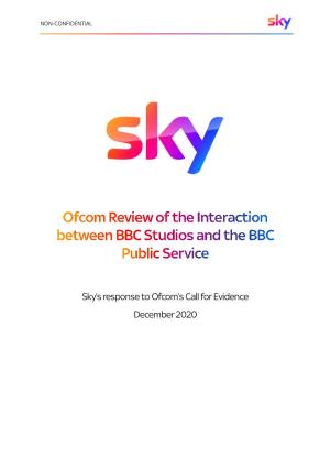 Sky Response to Call for Evidence