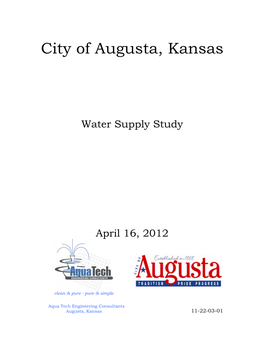 Water Supply Study