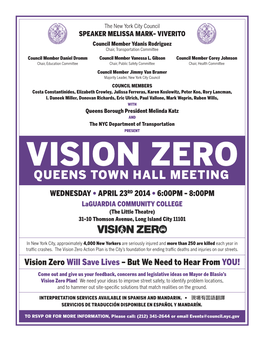Queens Town Hall Meeting