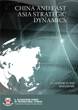 China and East Asia Strategic Dynamics
